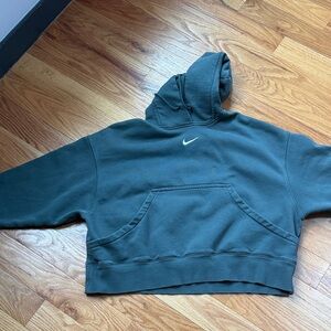 Nike Olive Green Hoodie and Sweats Oversized Fleece set